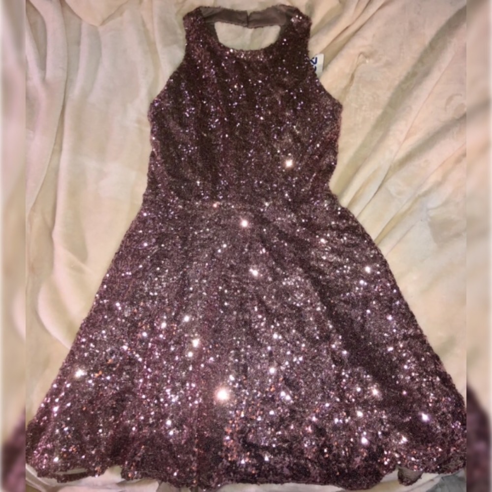 Pink sparkly dress